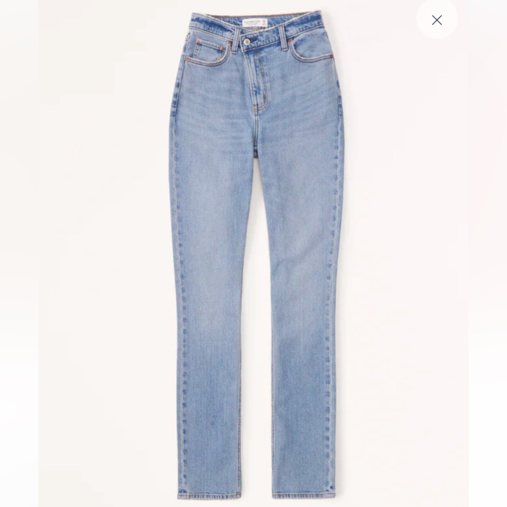 Abercrombie & Fitch Light Blue Straight Leg Jeans